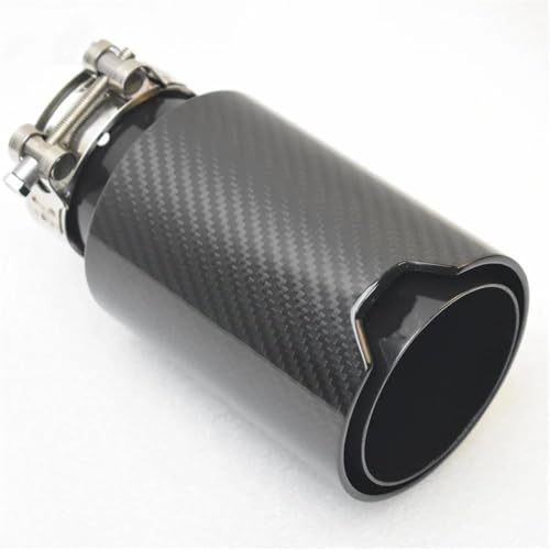 Embout d'échappement en carbone et inox pour un style sportif unique 54-89mm