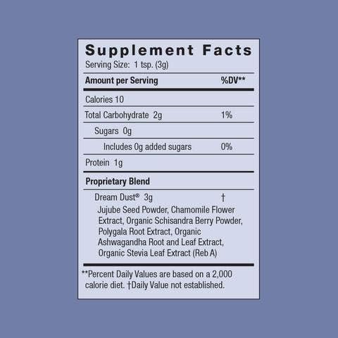 Miniatura 3 de Dream Dust by Moon Juice - Tranquil Rest - Suplemento en polvo adaptogénico natural - Ashwagandha, manzanilla, azufaifo, polygala y schisandra -