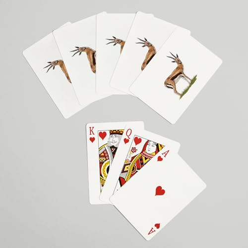 Lantern Press Antelope 52 Cartas Póker para Adultos miniatura 7
