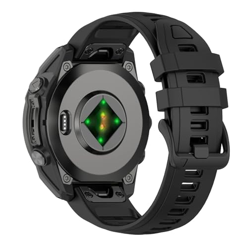 [�����ȓX] �N�C�b�N�t�B�b�g Fenix8 �o���h �ɓK��Garmin FenixE 6 6X Epix Pro Gen 2 51mm 47mm �_�u���J���[ �V���R�� 22mm 26mm �X�g���b�v �ɓK��Garmin Fenix 7X 7(Black