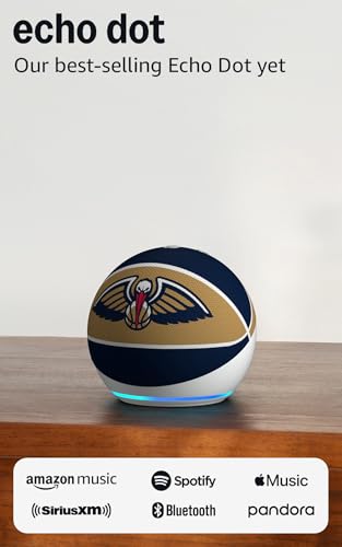 Image of Amazon Echo Dot (newest model) | Officially Licensed NBA Limited-Edition | New Orleans Pelicans
