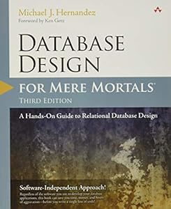 Vedi scheda su Amazon Database Design for Mere Mortals: A Hands-on Guide to Relational Database Design