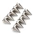 Produktbild Ecloud Shop® 10x Kupfer 10x13mm FA.Silber Killernieten Schrauben Nieten Spikes Dekoration