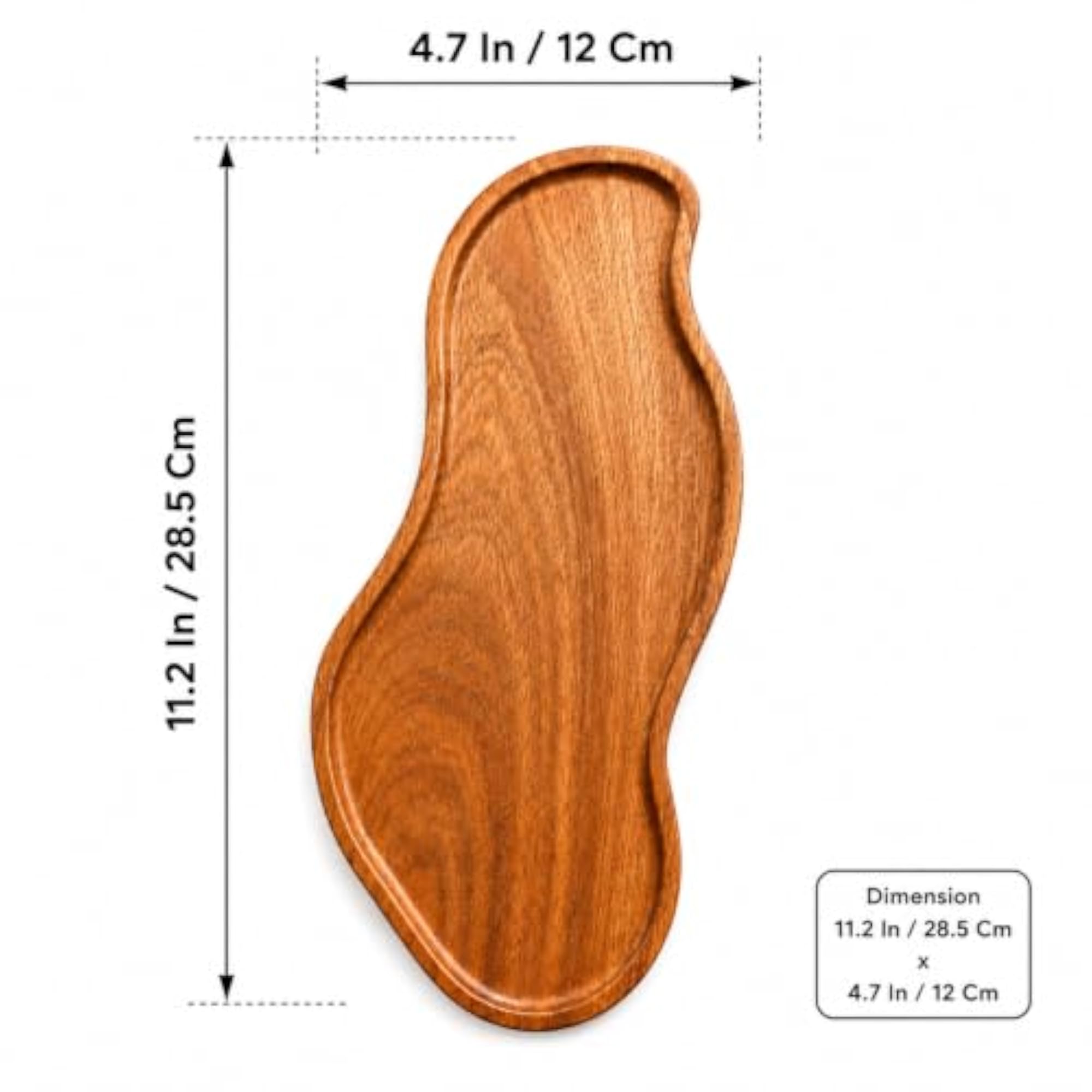 Mango Kidney Shaped Jewelry Tray for Home Decor