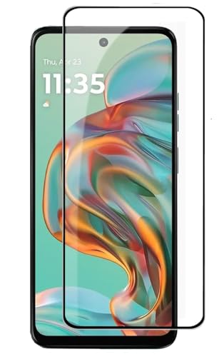 Image of HD Tempered Glass Screen Protector Compatible for Moto G45 5G, Moto G34 5G with Edge to Edge coverage and Easy Installation kit