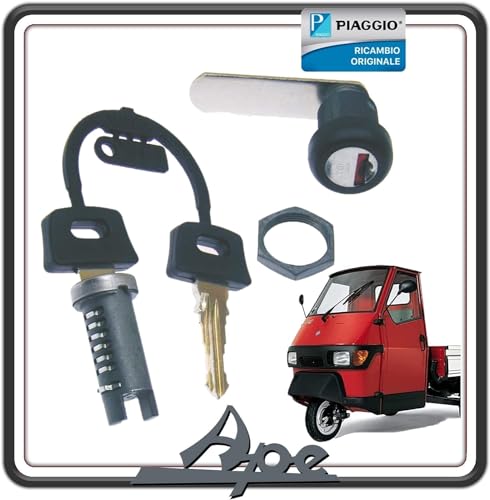 Serrure Piaggio APE 50 : kit de remplacement clé perdue ou barillet bloqué - 5