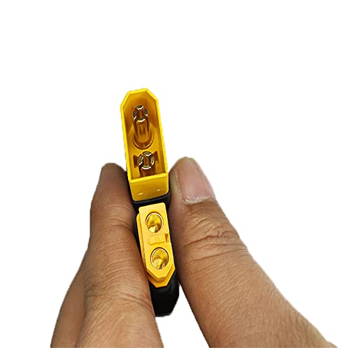 Wmzjnljy 2 peças RC macho XT90 para conector adaptador fêmea XT60 para LiPo Electric Quad/ESC (W16-2