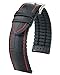 Produktbild HIRSCH Herren Performance Uhrenarmband Modell George 22 mm Schwarz/rot
