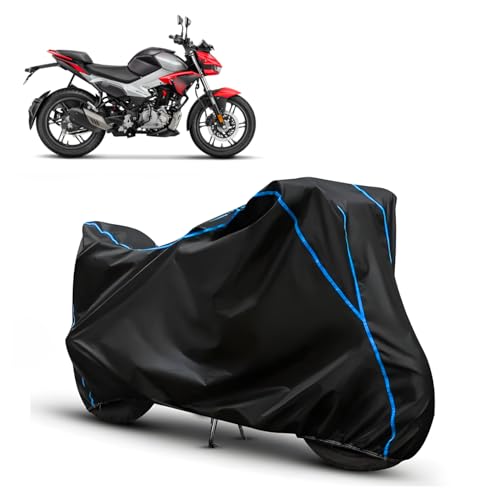 Image of Water Resistant Bike Cover for Hero Xtreme 125R | All Weather UV & Heat Resistant, Dustproof, Triple Stitched, Windproof Elastic Bottom