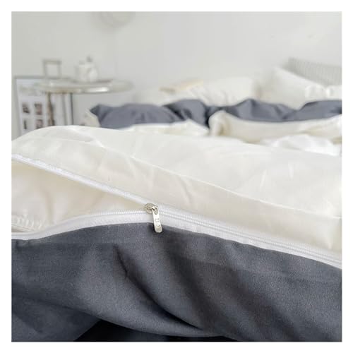 Housse de couette double et taies d'oreiller pour parure de lit queen size - 7