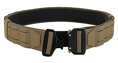 KRYDEX Tactical Battle Belt 2 Inch Quick Release MOLLE Range Belt with Inner Belt and Padded Anti-Slip Pad Inner (Upgraded Belt CB,S) by KRYDEX - Image 5