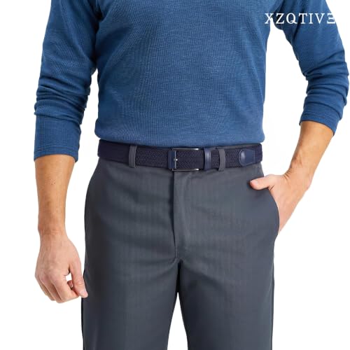 Image of XZQTIVE Braided Stretch Belt Mens Gift Elastic Woven Belt for Golf Casual Pants Shirts Jeans