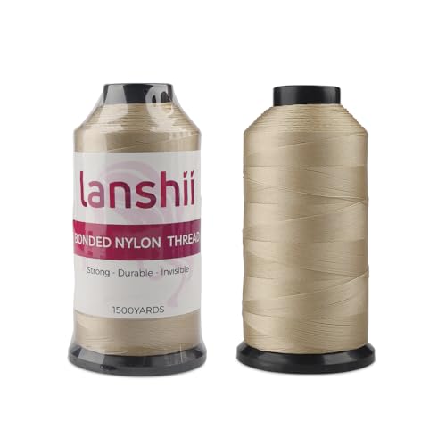 Hilo de nylon 1500 yardas para coser extensiones miniatura 1