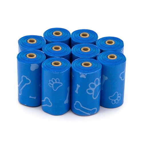Image of Best Pet Supplies Dog Poop Bags (4 x 150 Bags) for Waste Refuse Cleanup, Doggy Roll Replacements for Outdoor Puppy Walking and Travel, Leak Proof and Tear Resistant, Thick Plastic - Assorted Colors