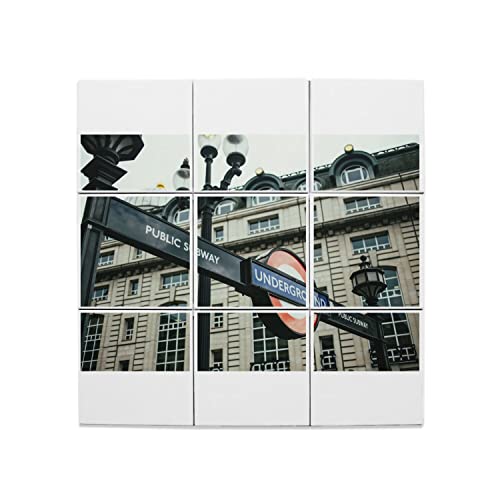 Carreaux Céramique Londres Métro 60x60cm pour décoration murale rétro
