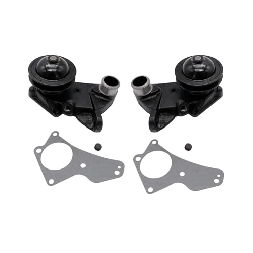 Car Truck Flat Head Water Pumps Flathead PAIR Stock Style