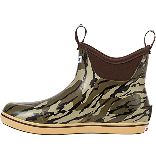 Image of XTRATUF 6 inch Men's Ankle Deck Boot - Lightweight, 100% Waterproof Rubber Footwear - Non-Marking, Slip-Resistant Outsole - Moisture-Wicking Liner