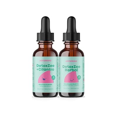 JoySpring Herbal Detox and DetoxZee Cilantro Drops for Kids