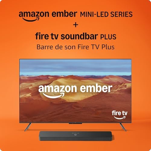 Amazon Ember 65" Mini-LED Series with Fire TV Soundbar Plus