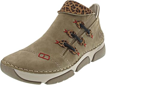 Rieker Stiefelette, mokasyny damskie, beż, 42 EU