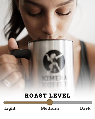 Kimera Koffee - Organic Medium Roast Ground Coffee|Power Blend | Infused With Alpha Gpc And Vitamin D | Optimize Focus & Concentration | Boost Energy Level | Enhance Athletic Performance | 12Oz #TOP3