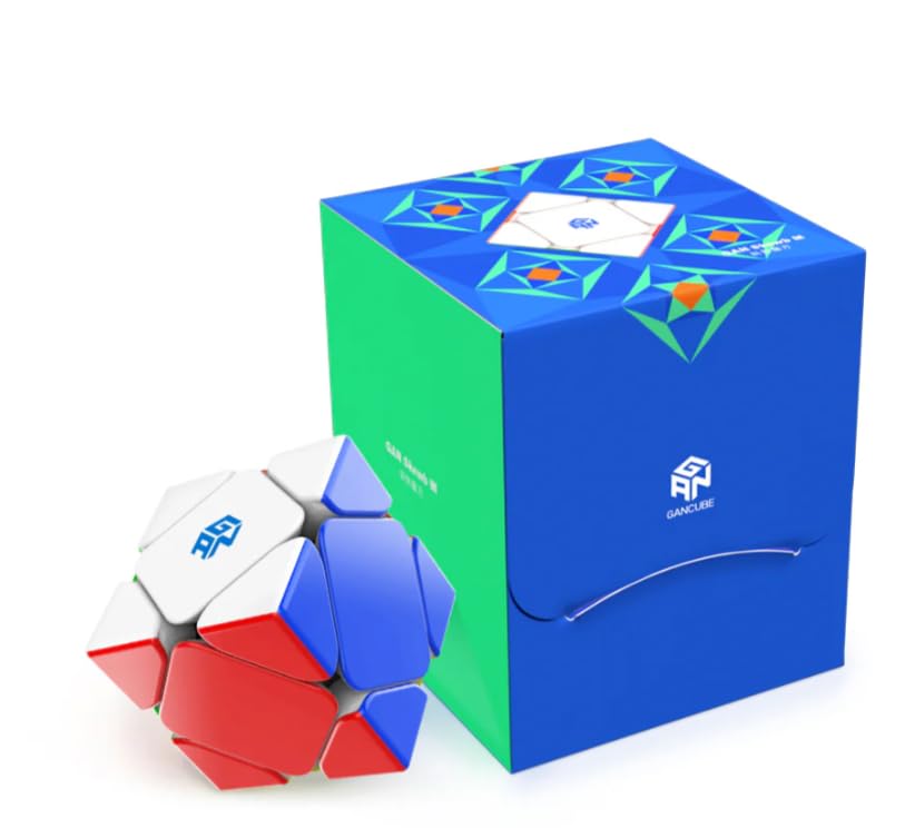 CUBESKOOL GAN skewb Magnetic stickerless Speed Cube Core Positioning (Core Positioning Standard Edition)