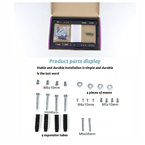 Support mural pour TV fixe résout le manque d'espace écran LCD max 20kg