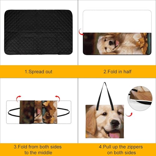 Tapis de plage pliable imperméable pour protéger votre chien de l'humidité - 6