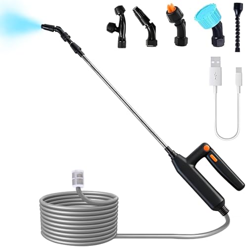 FIRE BULL �d�������� ������ �d���X�v���[ 2000mAh�[�d�� �ő�78cm�L�k�|�[�� 3���ԘA���g�p �S��ރm�Y�� �^���N�Ȃ� ���x���� �d�ʕ\�� �ƒ뉀�|/�J�[���C�N/�_�Ə���