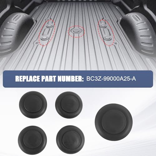 image for JDMSPEED 5th Wheel Hitch Puck Cover Plug Trim Ring Kit Replacement for