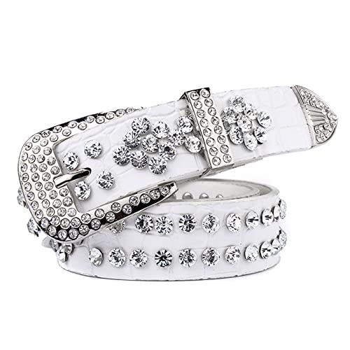 Ceinture scintillante strass avec boucle robuste pour robe