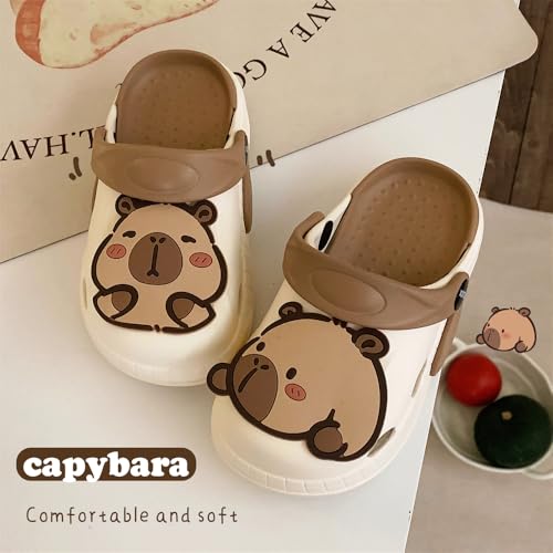 Cute Capybara Slippers for Kids,Cartoon Sandals,Toddler Boys Girls Sandals Slides, Animal Slides Sandals,Summer Anti-slip Lightweight4