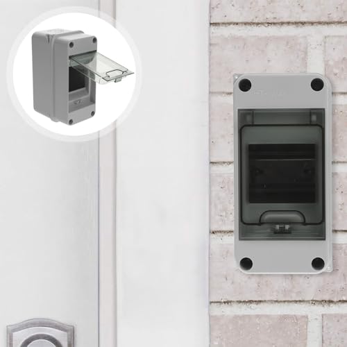 Veemoon 251360NA0305M5UGH Small Power Distribution Box Circuit Breaker Box Distribution Protection Box, Abs Plastic Transparent Cover Waterproof Distribution Box thumb #7