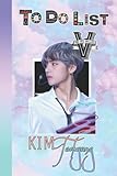  V BTS To Do List Book Kim Taehyung Bangtan Boys Kpop ARMY Fandom Merch for Women Men Teen: V BTS To Do List Notebook  V BTS To do list table with ... busy life in Work Office, Home, School...