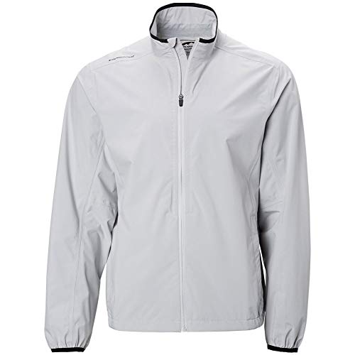 Sun Mountain Mens Monsoon Packable Golf Rain Jacket Grey 2XL