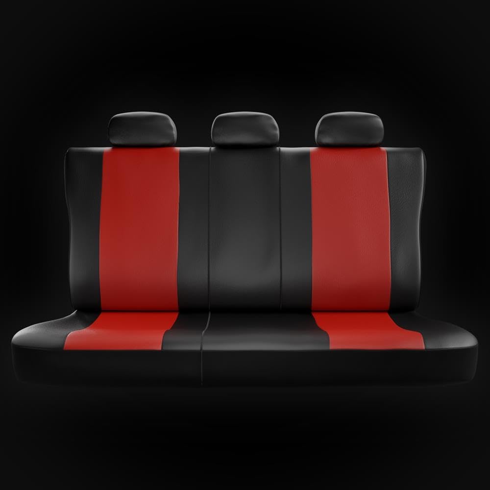 Mossa Fundas Asientos Coche aptas para Citroen C4 I II (2004-2017) CM-RD | Coupé, Hatchback, Berlina