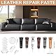 Leder Reparatur Set Schwarz Braun Grau Weiß Beige Flüssigleder Reparatur Set Lederreparaturset Autositze Kunstleder Reparaturset Sofa Lederreparatur Creme Schuhe Lederfarbe Risse Leather Repair Kit