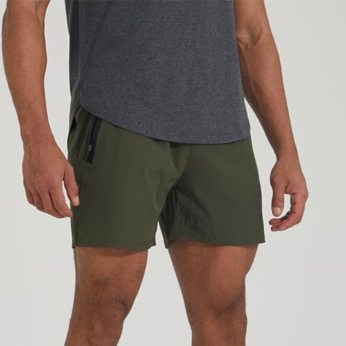 Sinzelimin Men's Athletic Shorts Fashion Solid Elastic Waist Quick-Drying Breathable Short Sweatpant Loose Comfy Crop Pants4