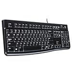Logitech K120 Wired Keyboard for Windows, Plug and Play, Full-Size, Spill-Resistant, Curved Space Bar, Compatible with PC, Laptop - Black - Image 4
