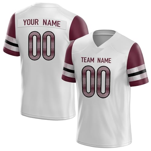 Custom Football Jersey Customized Football Sport Uniform Personalized Name/Number Football Shirt for Men Women - Image 5