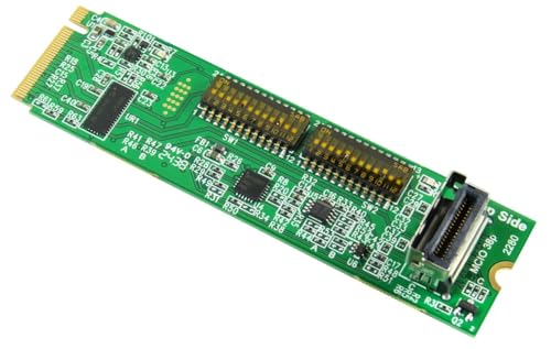 Cable Micro SATA M.2 M-Key PCIe 5.0 con ReDriver MCIO 38P miniatura 2