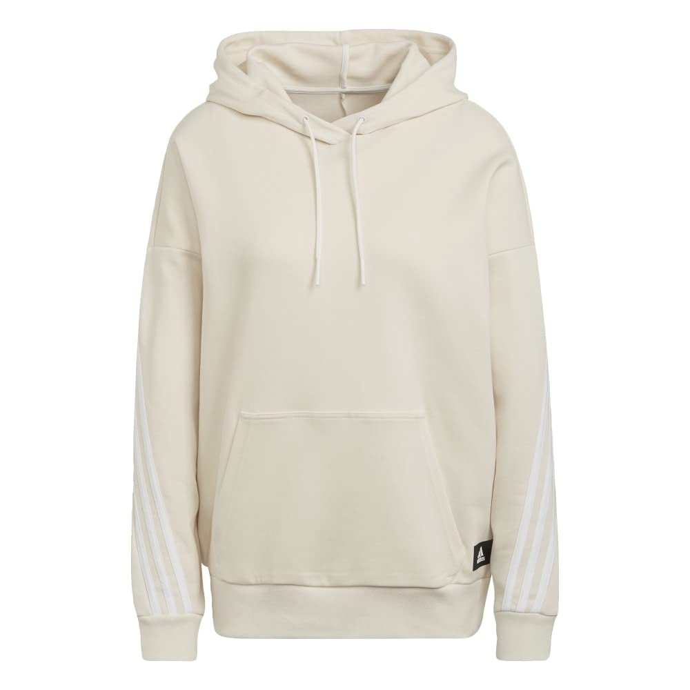 adidas Damska bluza z kapturem z trzema paskami