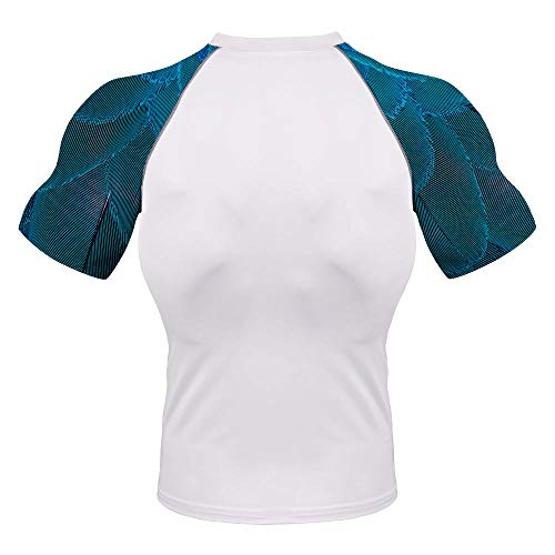 CHOO Add Your Photo Two Side Mens Dry-fit Short Sleeve Compression Sports Trainning Shirt2