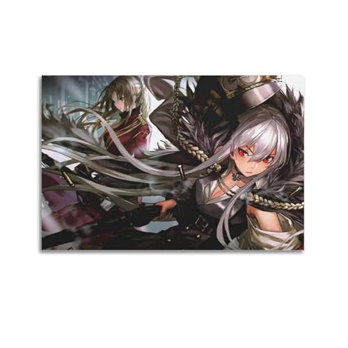 GBHEVEWV 6 pósteres decorativos de videojuegos para niñas, pintura en lienzo, póster de pared e imagen artística moderna para decoración de dormitorio familiar, 20 x 30 cm