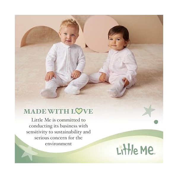 Little Me Simply Essential Solids Organic Cotton Blend Baby Boys' Fleece Sweatshirt and Pant Set, 12 Months to 4 Toddler - Image 8