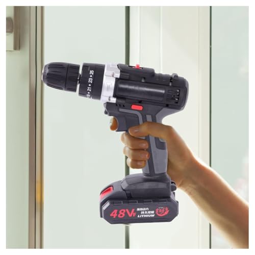 Oise Art Store Trade Shop - Avvitatore A Batteria 48V Trapano Cacciaviti Per Installazione Tv Tenda Lampadine - - 3