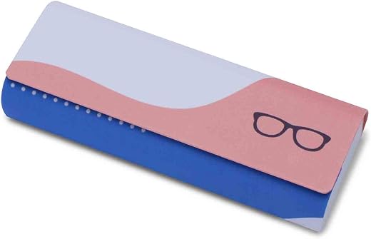 AEC SpecPop Fusion Colours Hard Glasses and Sunglasses Case | Clamp Open Close with Magnetic Lock | ABS Hard Shell | Felt ...