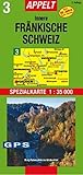 Innere Fränkische Schweiz: Spezialkarte 1:35000, GPS-tauglich, Rad- und Wanderwege, Freizeiteinrichtungen, Sehenswürdigkeiten, Archäologie - Herausgeber: Konrad Appelt Konrad Appelt Konrad Appelt Mitwirkende: Konrad Appelt 