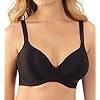 Vanity Fair Women's Plus Size Beauty Back Smoothing Seamless T-Shirt Bra, Midnight Black, 42D