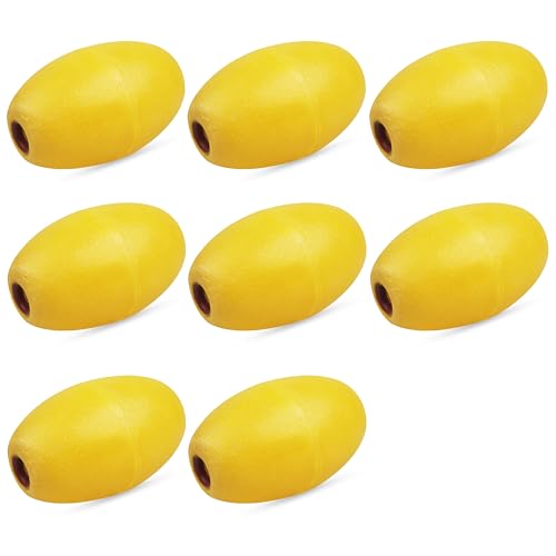 AGOOL Rope Floats Marine Buoy Float, 4/8pcs Crab Trap Floats Deep Water Fishing Marker Buoys Oval Water Float Ski Rope Floats Anchor Float for Boats Swimming Pool Kayak Crabbing Trail Dock